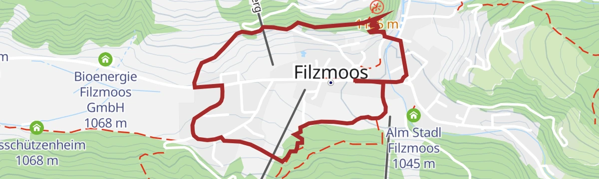 Route map: Dorfrunde
